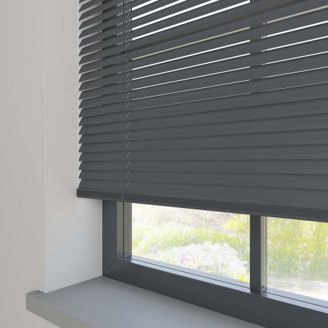 Gloss Charcoal Aluminium Venetian 