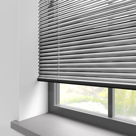 Stripe Black Aluminium Venetian