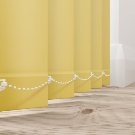 Burst Pastel Yellow Vertical Blind