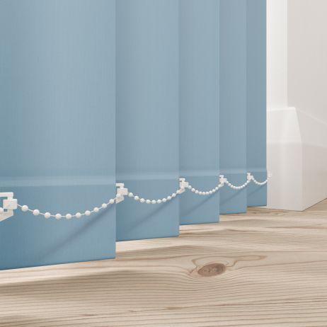 Burst Sky Blue Vertical Blind