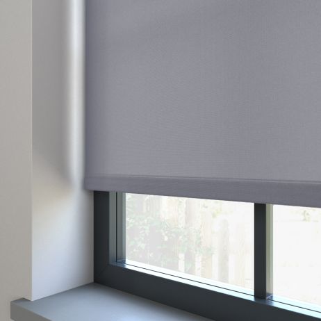 Burst Stormy Grey Roller Blind