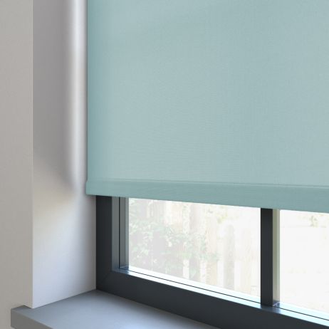 Burst Baby Blue Roller Blind