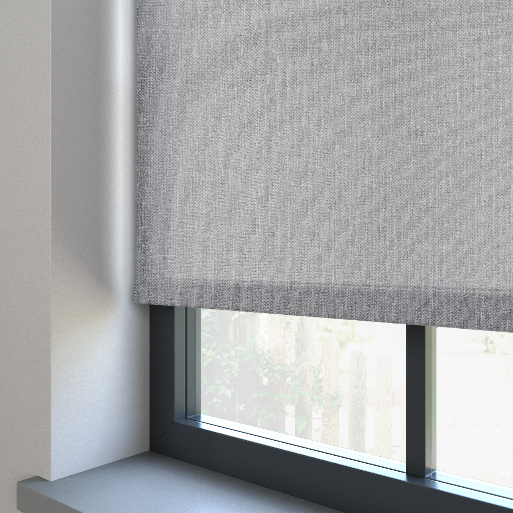 Lux Spruce Roller Blind Grey/Silver