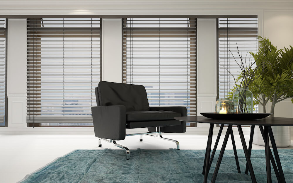 contemporary venetian blinds