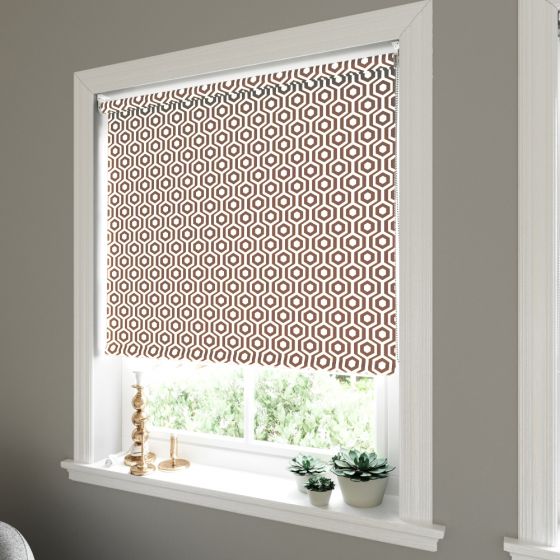 patterned farmhouse blinds