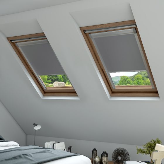 grey Velux blinds